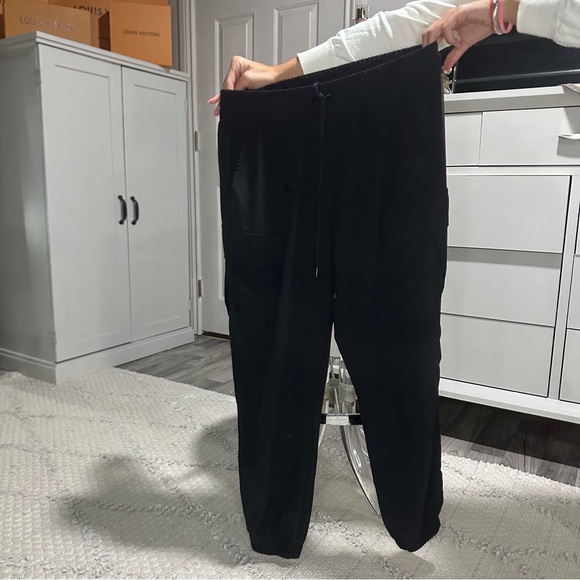 Zella Black Elastic Waist Pants - Picture 1 of 4